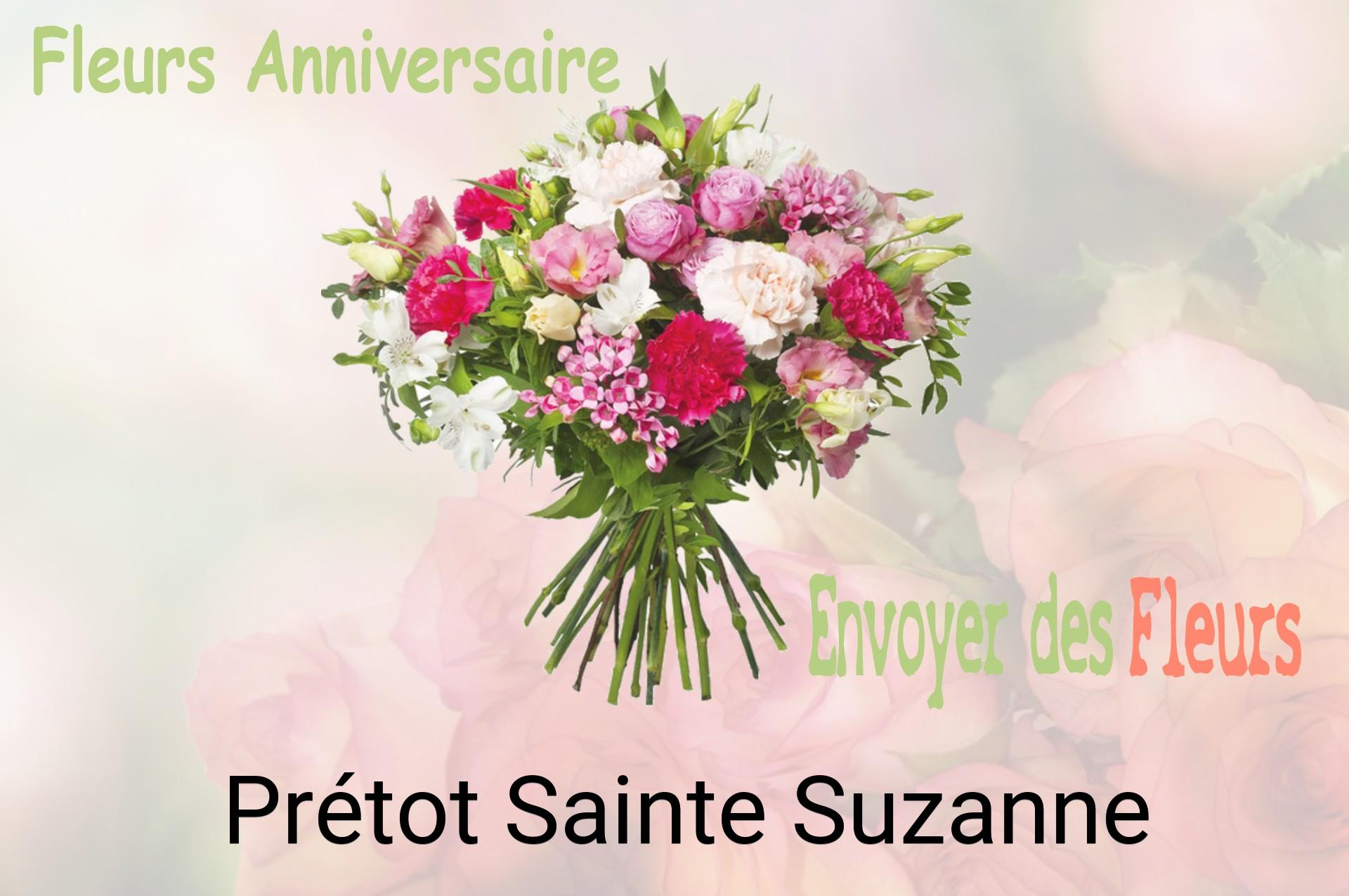 Bouquet de fleurs d’anniversaire livré à Prétot-Sainte-Suzanne