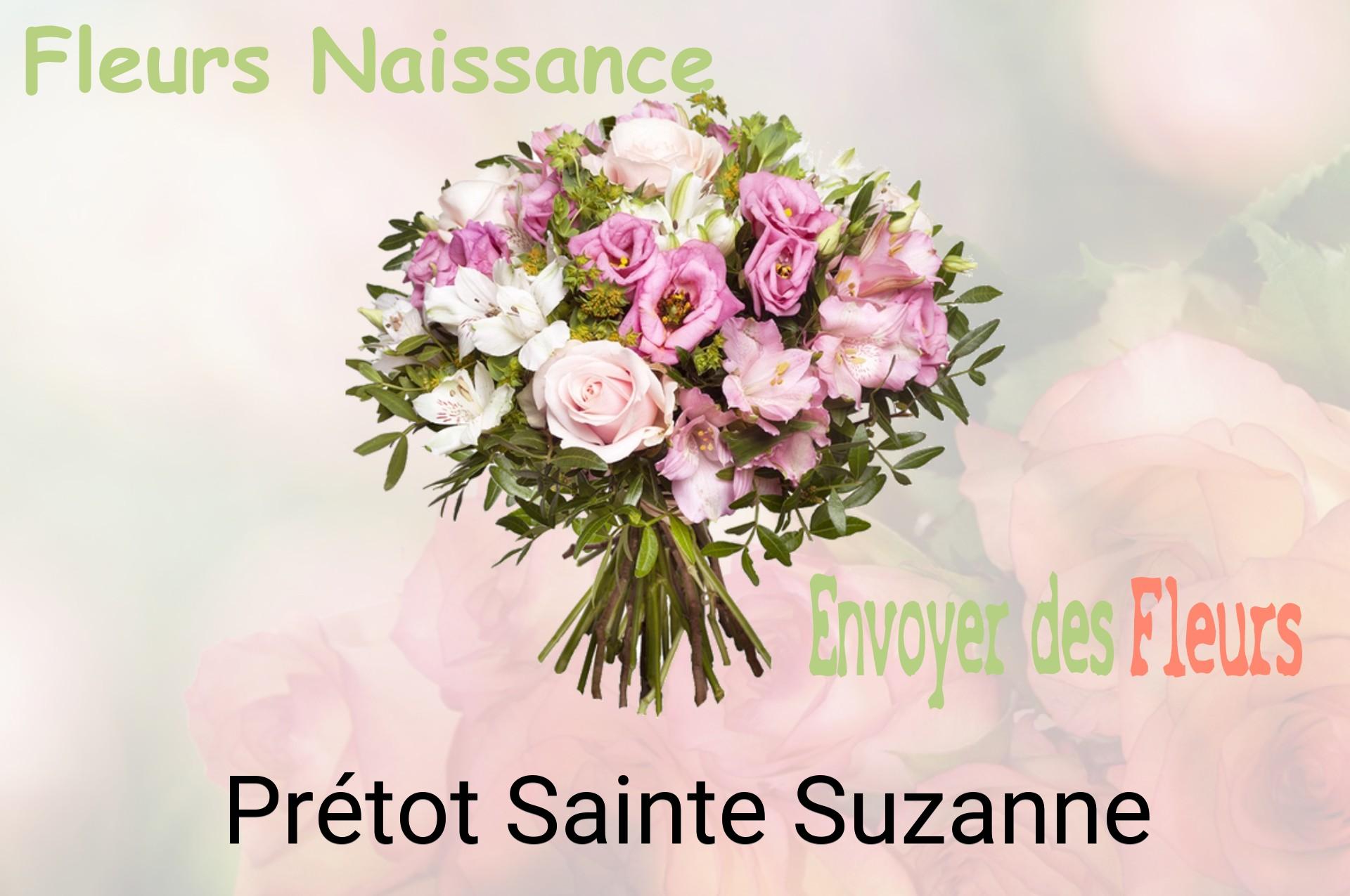 Bouquet de fleurs de naissance livré à Prétot-Sainte-Suzanne